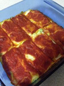 Green Wonton Manicotti